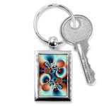 fractal14coaster Key Chain (Rectangle)
