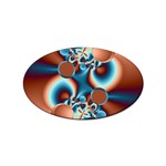 fractal14coaster Sticker Oval (10 pack)
