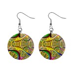 FF261 1  Button Earrings