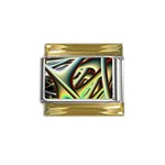 FF258 Gold Trim Italian Charm (9mm)