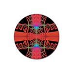 FF255 Rubber Round Coaster (4 pack)