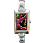AM - Cheeky pony Rectangular Italian Charm Watch