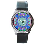 AM - Cheeky pony Round Metal Watch
