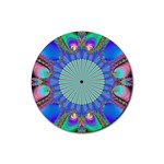 AM - Cheeky pony Rubber Round Coaster (4 pack)