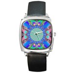 AM - Cheeky pony Square Metal Watch