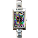AM - Cheeky pony Rectangular Italian Charm Watch