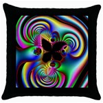 AM - Cheeky pony Throw Pillow Case (Black)
