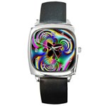 AM - Cheeky pony Square Metal Watch