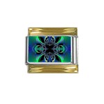 FF256 Gold Trim Italian Charm (9mm)