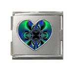 FF256 Mega Link Heart Italian Charm (18mm)