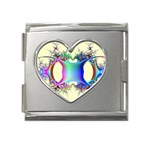 FF246 Mega Link Heart Italian Charm (18mm)