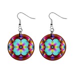 FF251 1  Button Earrings