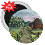 Amish Apple Blossoms -AveHurley ArtRevu.com- 3  Magnet (10 pack)