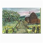 Amish Apple Blossoms -AveHurley ArtRevu.com- Postcard 4  x 6 
