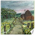 Amish Apple Blossoms -AveHurley ArtRevu.com- Canvas 20  x 20 