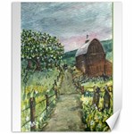Amish Apple Blossoms -AveHurley ArtRevu.com- Canvas 20  x 24 