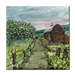 Amish Apple Blossoms -AveHurley ArtRevu.com- Face Towel