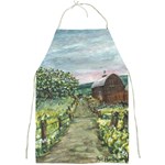 Amish Apple Blossoms -AveHurley ArtRevu.com- Full Print Apron