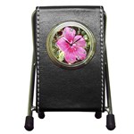 FH-009 - Fran Hoffpauir - Dianthus Pen Holder Desk Clock