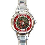 FH-009 Fran Hoffpauir  - More Mums Round Italian Charm Watch