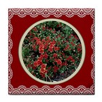 FH-009 Fran Hoffpauir  - More Mums Tile Coaster