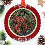 FH-009 Fran Hoffpauir  - More Mums Round Ornament (Two Sides)