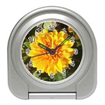 Fh 009 Fran Hoffpauir   A Dew Covered Mum Travel Alarm Clock
