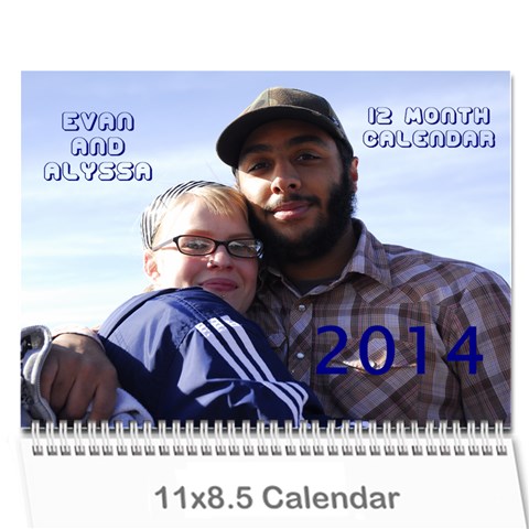 Alyssa Wall Calendar 11 x 8.5 (12 Cover