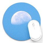 September Moon - Fran Hoffpauir  - Round Mousepad