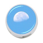 September Moon - Fran Hoffpauir  - 4-Port USB Hub (Two Sides)