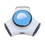 September Moon - Fran Hoffpauir  - 3-Port USB Hub