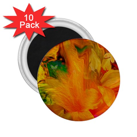 Flowers From My Heart To You   Sherri Nicholas   2.25  Magnet (10 pack) from ArtsNow.com Front