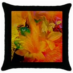 Flowers From My Heart To You   Sherri Nicholas   Throw Pillow Case (Black)