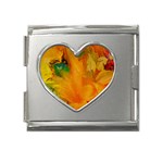 Flowers From My Heart To You   Sherri Nicholas   Mega Link Heart Italian Charm (18mm)