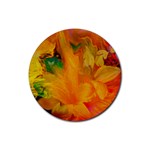 Flowers From My Heart To You   Sherri Nicholas   Rubber Coaster (Round)