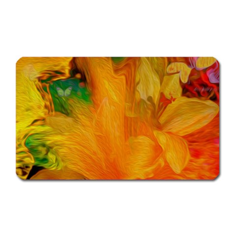 Flowers From My Heart To You   Sherri Nicholas   Magnet (Rectangular) from ArtsNow.com Front