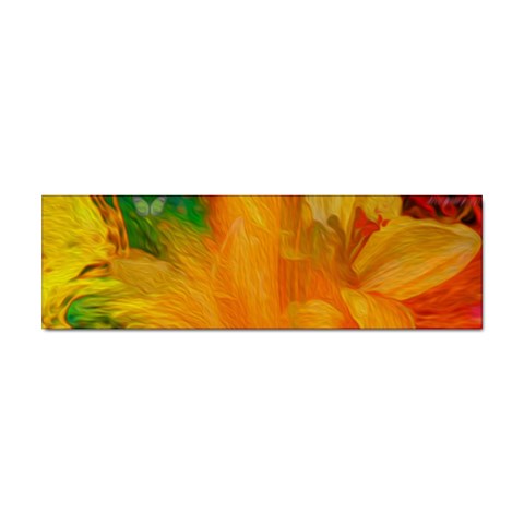 Flowers From My Heart To You   Sherri Nicholas   Sticker Bumper (10 pack) from ArtsNow.com Front