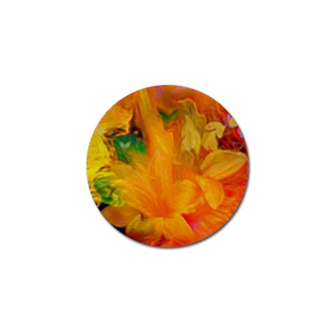 Flowers From My Heart To You   Sherri Nicholas   Golf Ball Marker from ArtsNow.com Front