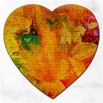 Flowers From My Heart To You   Sherri Nicholas   Jigsaw Puzzle (Heart)