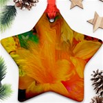 Flowers From My Heart To You   Sherri Nicholas   Star Ornament (Two Sides)