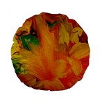 Flowers From My Heart To You   Sherri Nicholas   15  Premium Round Cushion 