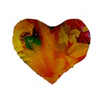 Flowers From My Heart To You   Sherri Nicholas   16  Premium Heart Shape Cushion 