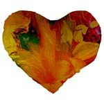 Flowers From My Heart To You   Sherri Nicholas   19  Premium Heart Shape Cushion