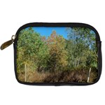 Trees At Edge Of The Woods   Fran Hoffpauir Digital Camera Leather Case