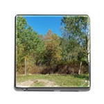 Trees At Edge Of The Woods   Fran Hoffpauir Memory Card Reader with Storage (Square)