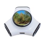Trees At Edge Of The Woods   Fran Hoffpauir 3-Port USB Hub