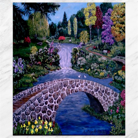 My Garden 19.57 x23.15  Canvas - 1