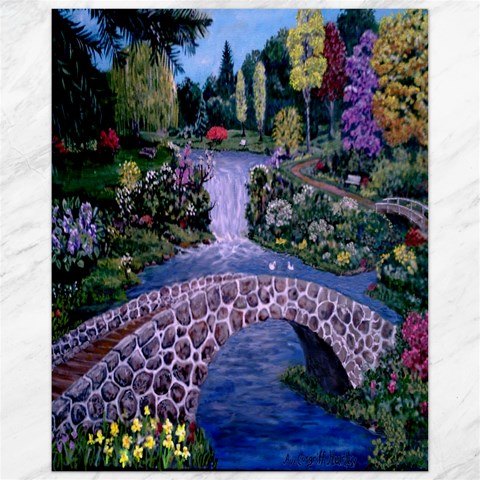 My Garden 10.95 x13.48  Canvas - 1