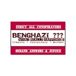 BENGHAZI - DEMAND JUSTICE - Sticker Rectangular (10 pack)