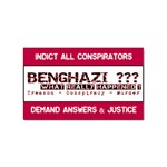 BENGHAZI - INDICT ALL CONSPIRATORS - Sticker Rectangular (100 pack)
